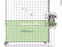 plans. Сухой склад (+18) Производственно-складской комплекс КЛИН Московская обл, Клин, Волоколамское шоссе, д 4, 4 744 м2 фото 1